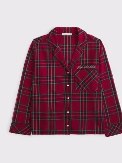 Flannel Long Sleeve Pyjama Top*Abercrombie & Fitch Online
