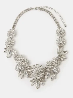 Floral Crystal Statement Necklace*Accessorize Clearance