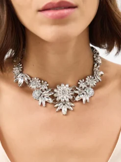 Floral Crystal Statement Necklace*Accessorize Clearance