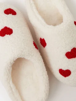 Heart Teddy Mule Slippers*Accessorize Best