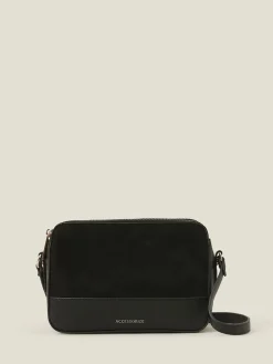klassieke suèdeachtige crossbodytas*Accessorize Sale