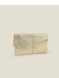 Leather Fold Over Clutch*Accessorize Sale
