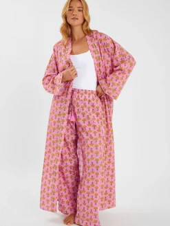 Marigold Print Dressing Gown*Accessorize Discount