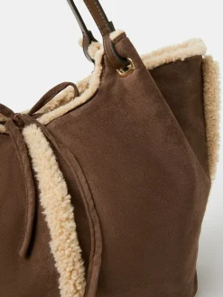 Omkeerbare schoudertas van borg*Accessorize New