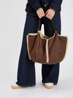 Omkeerbare schoudertas van borg*Accessorize New