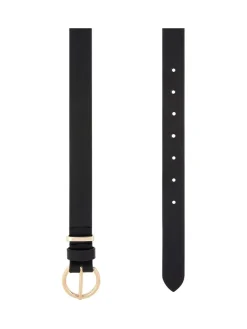 ronde leren jeansriem met gesp*Accessorize Clearance