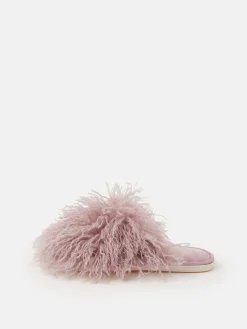 Shaggy Faux Fur Slippers*Accessorize New