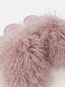 Shaggy Faux Fur Slippers*Accessorize New