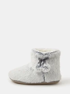 Super Soft Pom Pom Slipper Boots*Accessorize Hot