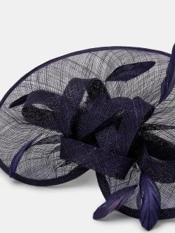 Woven Bow Feather Disc Fascinator Hat*Accessorize Discount
