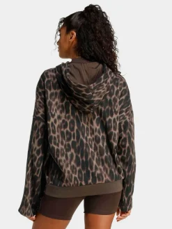 Seasonal Essentials Leopard Print French Terry Hoodie With 3-Stripes*adidas Online