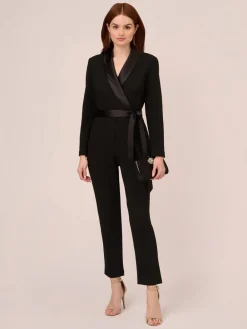 crêpe smoking-jumpsuit*Adrianna Papell New