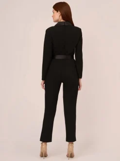 crêpe smoking-jumpsuit*Adrianna Papell New