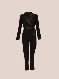 crêpe smoking-jumpsuit*Adrianna Papell New