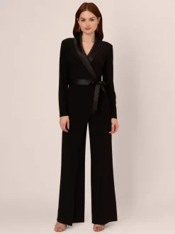 Jersey Combo Tuxedo Jumpsuit*Adrianna Papell Sale