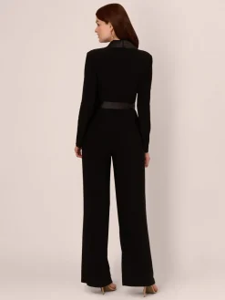 Jersey Combo Tuxedo Jumpsuit*Adrianna Papell Sale