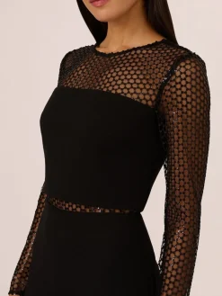 Knit Crepe Jumpsuit*Adrianna Papell Hot