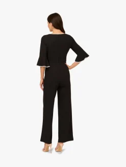 Ruffle Sleeve Jumpsuit*Adrianna Papell Discount