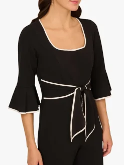 Ruffle Sleeve Jumpsuit*Adrianna Papell Discount