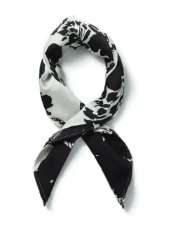 Black and White Bandana Scarf*Aela Hot