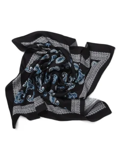 Blue Paisley Scarf*Aela Sale