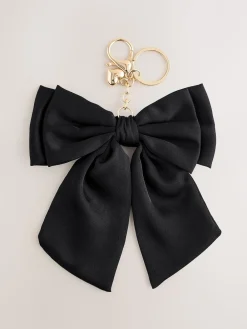 Fabric Bow Bag Black Charm*Aela Outlet