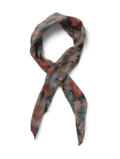Green Abstracted Print Scarf*Aela Hot