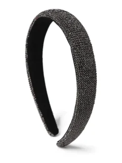 Grey Sparkle Puff Headband*Aela Hot