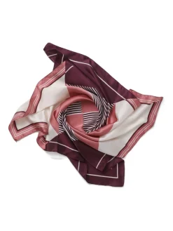 Purple Striped Scarf*Aela New