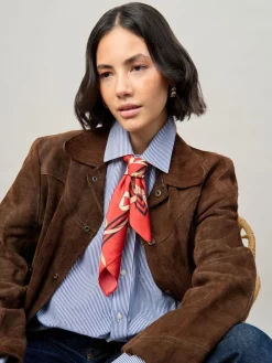 Red Bow Scarf*Aela Discount