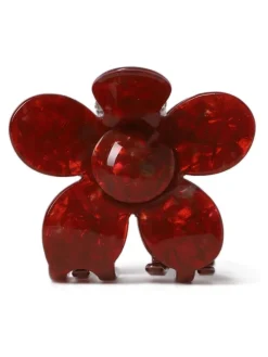 Red Flower Hair Claw*Aela Discount