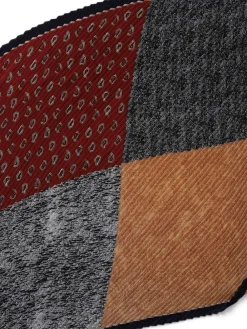 Red Paisley Pleat Scarf*Aela Online