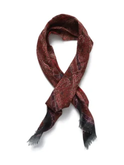 Red Paisley Scarf*Aela Clearance