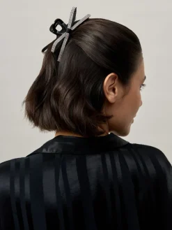 Skinny Sparkle Black Bow Claw*Aela Sale