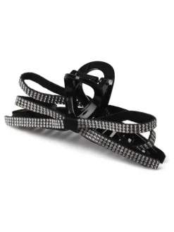 Skinny Sparkle Black Bow Claw*Aela Sale