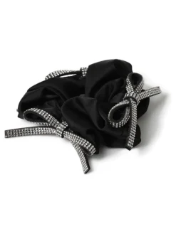 Sparkle Bow Black Scrunchie*Aela Sale