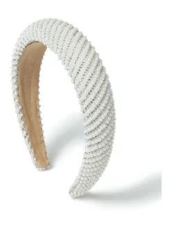 Witte Parel en Kristallen Haarband*Aela Online