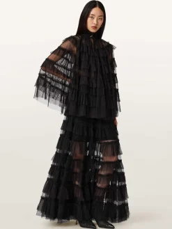 AllSaints Aude Ruffle Cape*All Saints Best