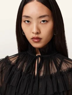 AllSaints Aude Ruffle Cape*All Saints Best