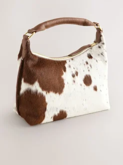 - Leather Scooped Hand Held Bag*Next Clearance