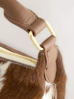 - Leather Scooped Hand Held Bag*Next Clearance