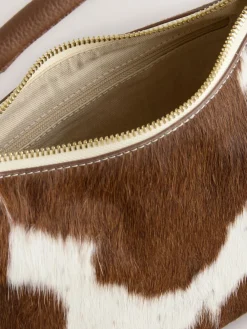 - Leather Scooped Hand Held Bag*Next Clearance