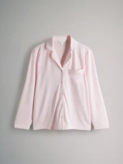 - 2 Pack Polyester Viscose Blend Pyjama's met doorlopende knoopsluiting en bies*The Set Hot