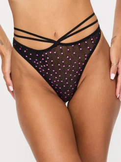 Love Me Sequin Heart Crotchless Thong*Ann Summers Hot