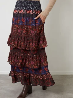 Floral Tiered Maxi Skirt*Another Sunday Sale