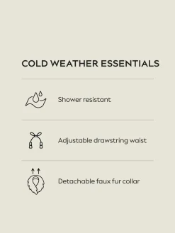 Antraciet - Premium Jassen met imitatiebontkraag*Next Discount