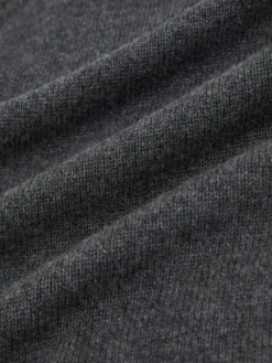 Antraciet - Brooklyn trui met rolkraag van wol-kasjmier*Reiss Best