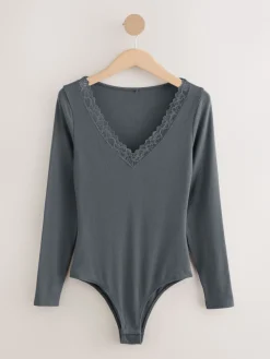- Thermische Base Layer Bodysuit met kanten afwerking*Next New