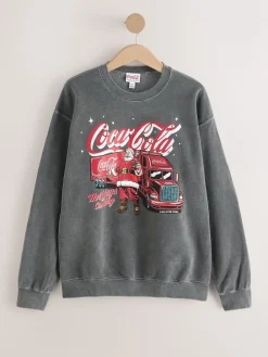 Antracietgrijs Coca-Cola - Kerstsweater*Next