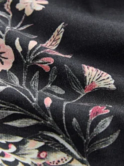 Antracietkleurig met luipaardprint - Pyjama met lange mouwen*Next New